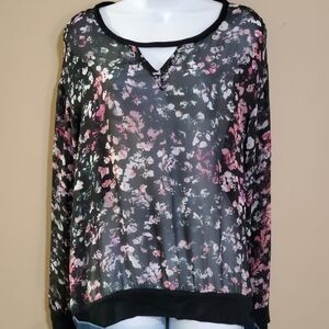 Vince Camuto Sheer Top